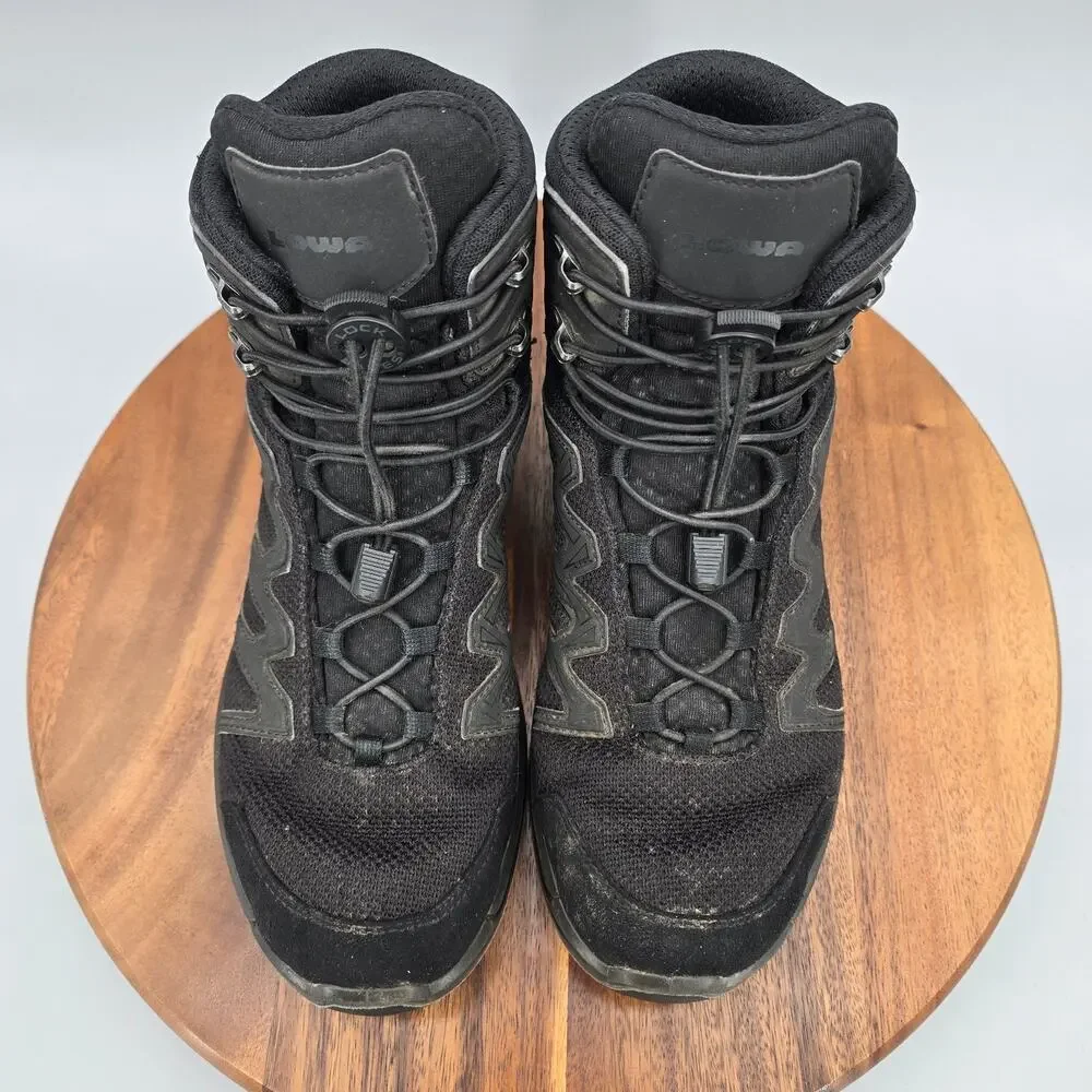 Lowa Innox Pro GTX Mid TF Boots Mens 9 Black Combat Outdoor Tactical Hiking